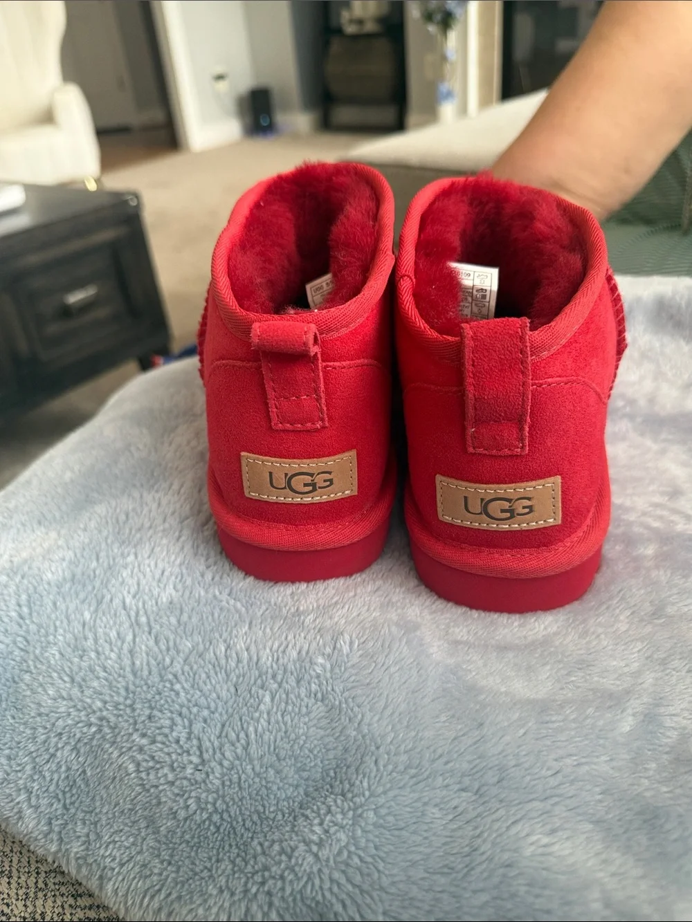 UGG Kids Cozy Red Mini Boots